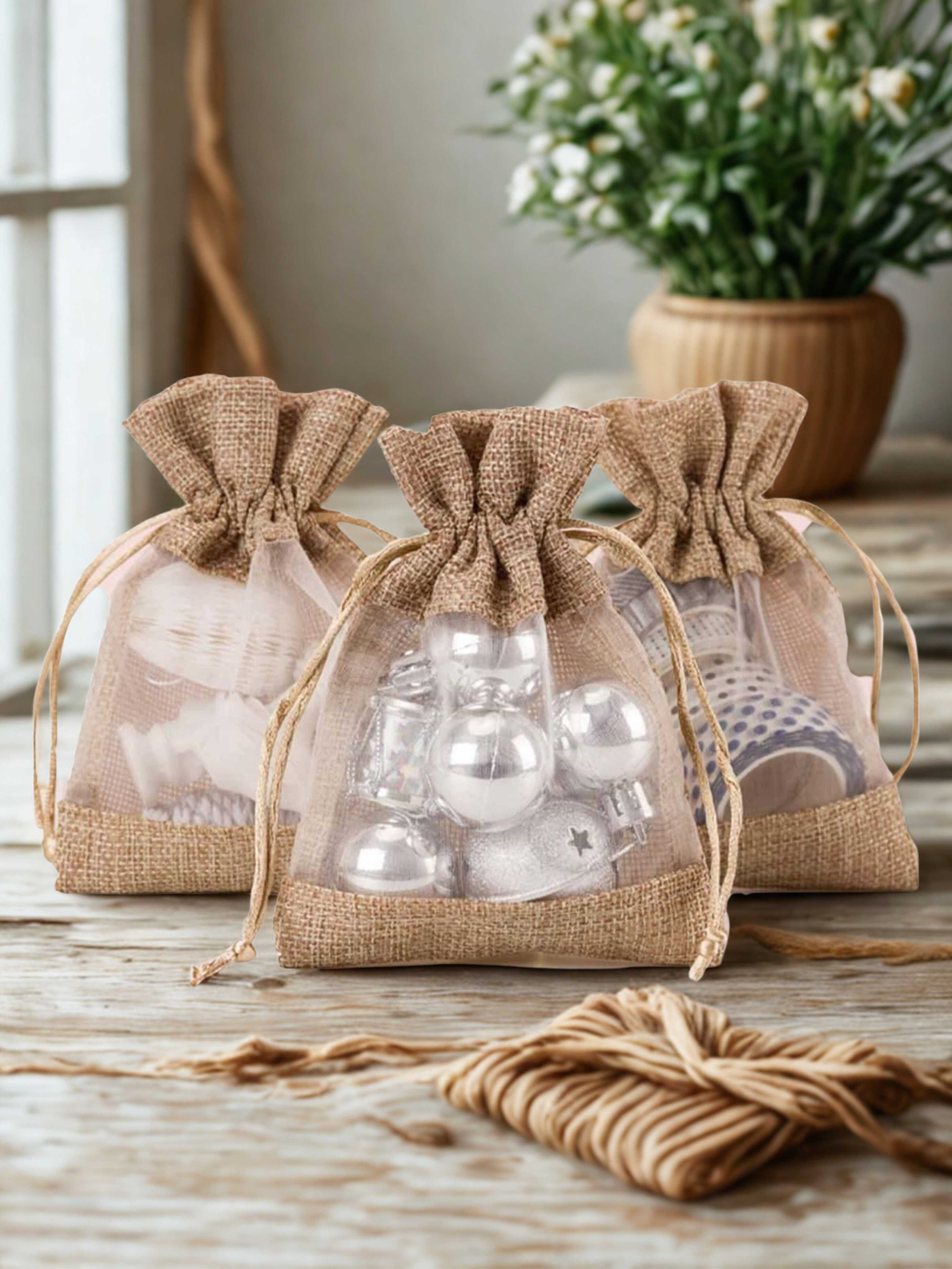 Jute pouch bag J-070